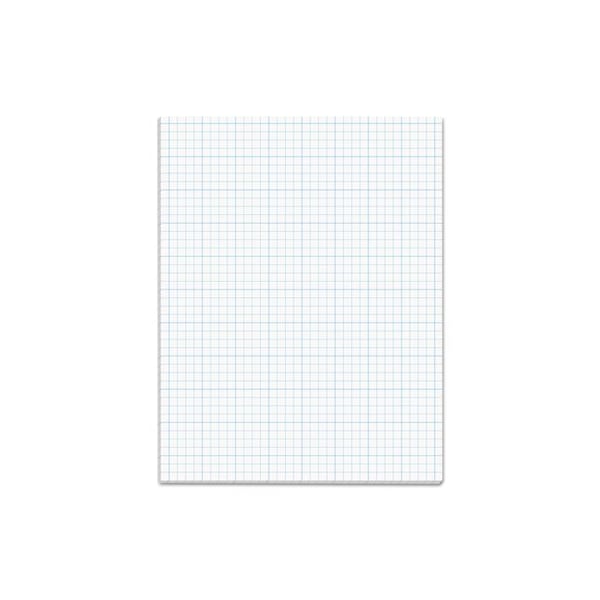 Tops Business Forms TOPS, CROSS SECTION PADS, 4 SQ/IN QUADRILLE RULE, 8.5 X 11, WHITE, 50PK 35041 - main
